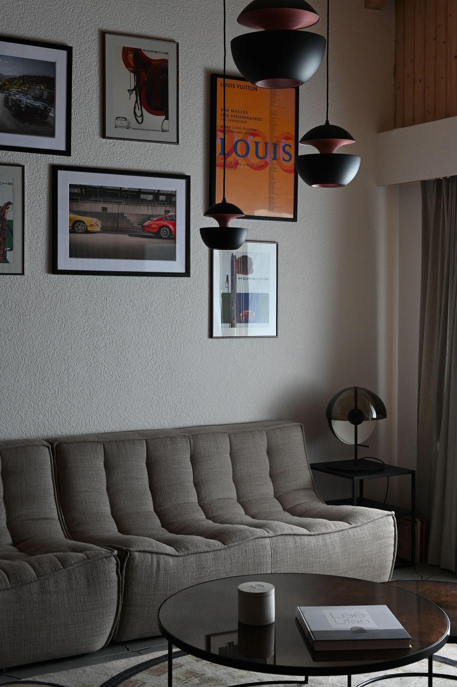 Wallart installed by Florent Breton in his Crans Montana project as an emerging creative.
