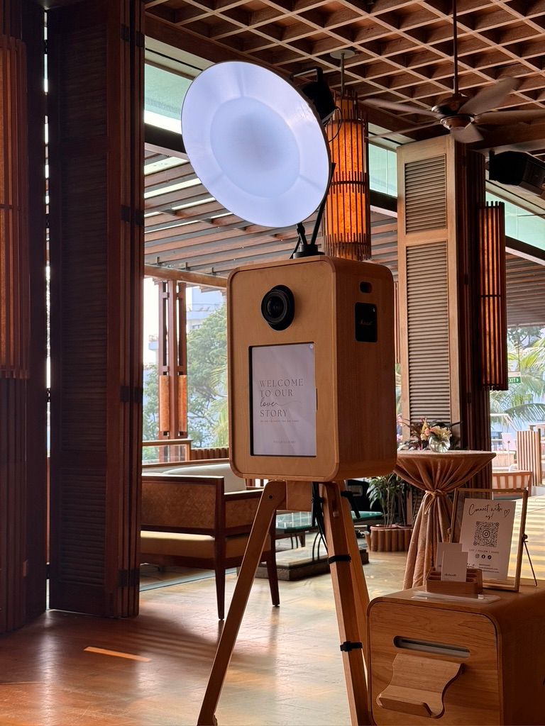 Aesthetic icon photo booth for events
