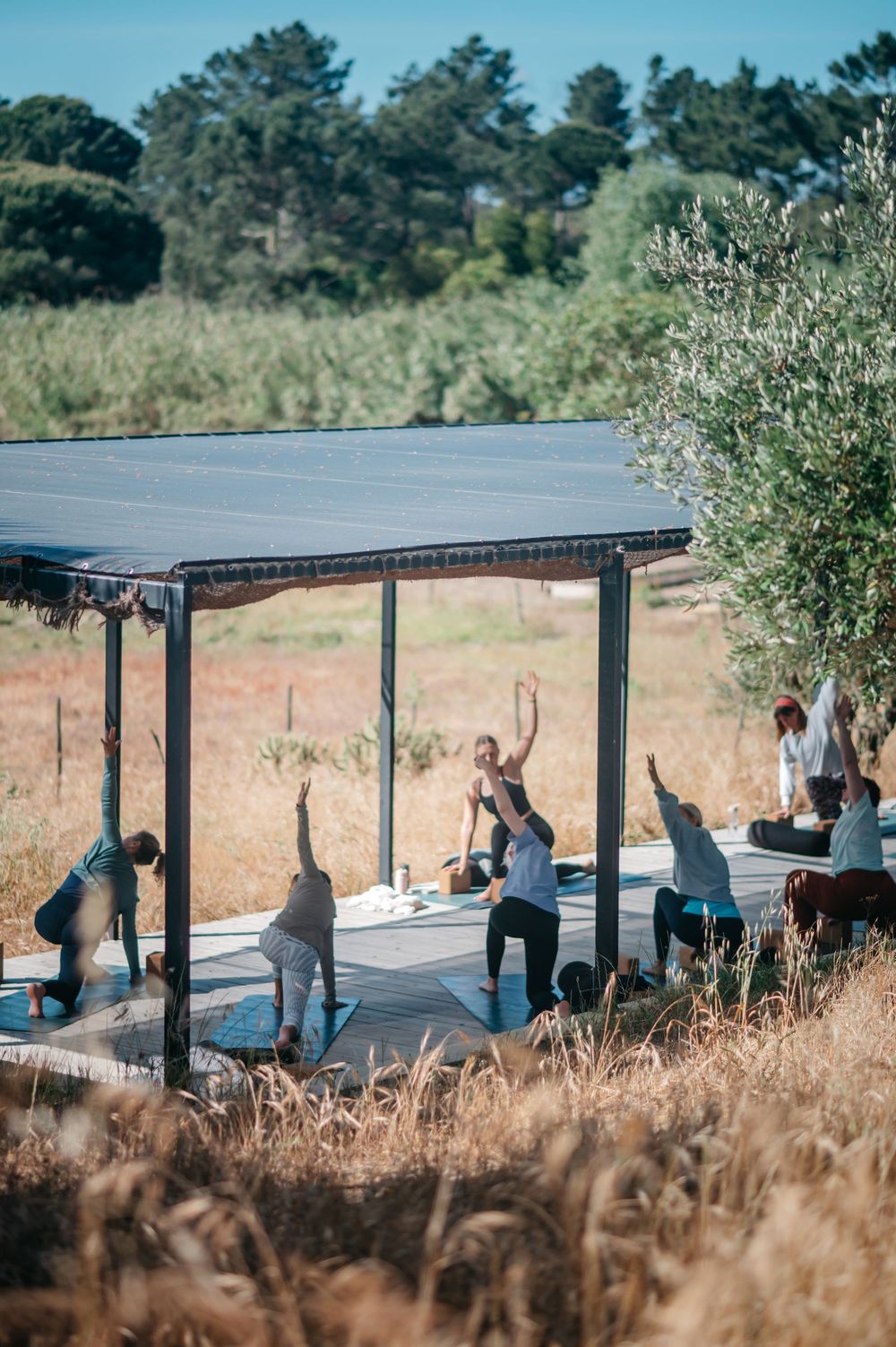 female yoga retreat in portugal