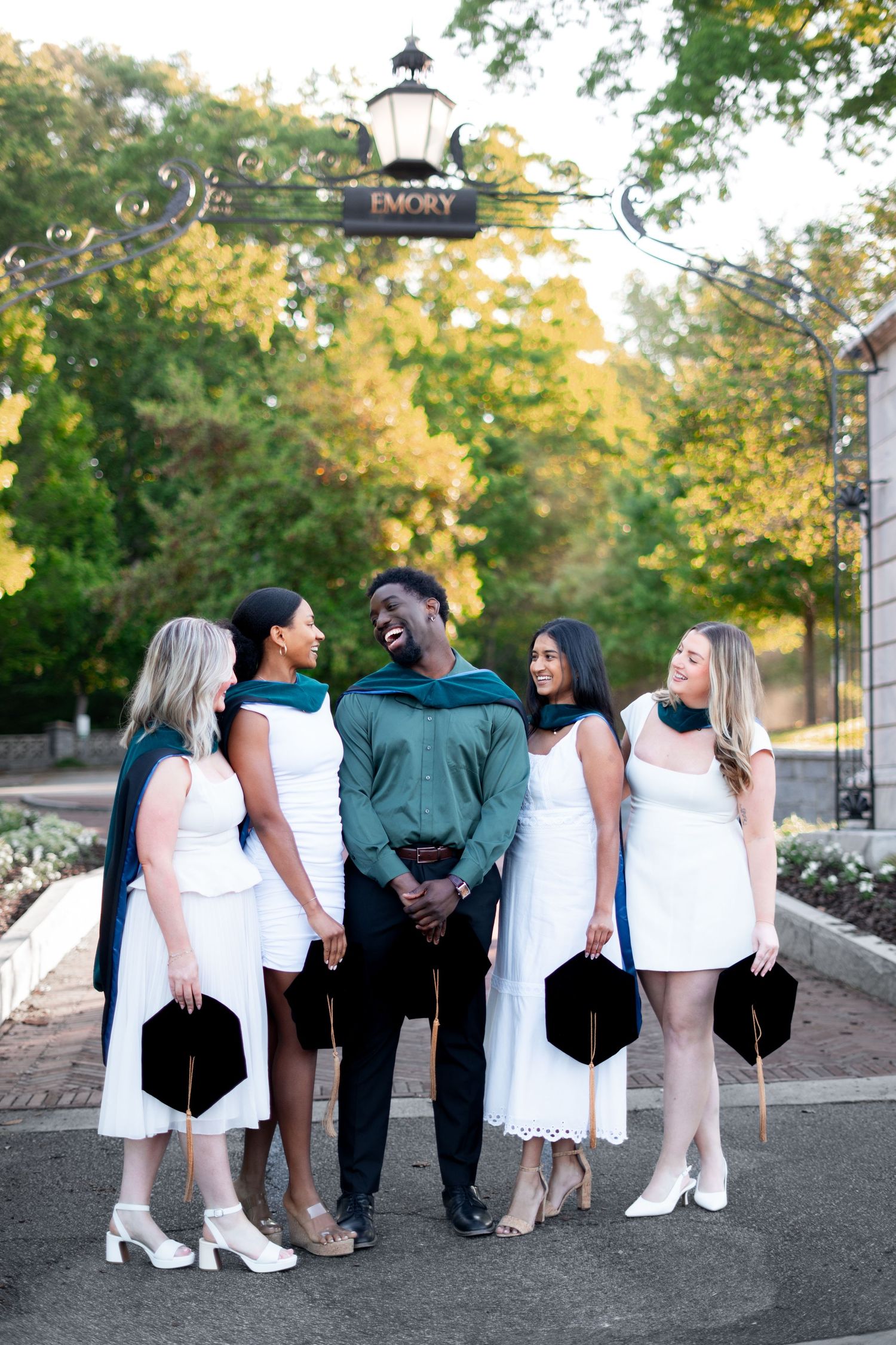Emory student grad photos in atlanta Georgia before commencement