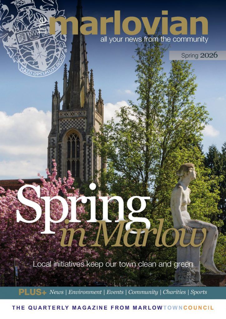 The cover of the Spring edition of The Marlovian, Marlow's quarterly magazine.