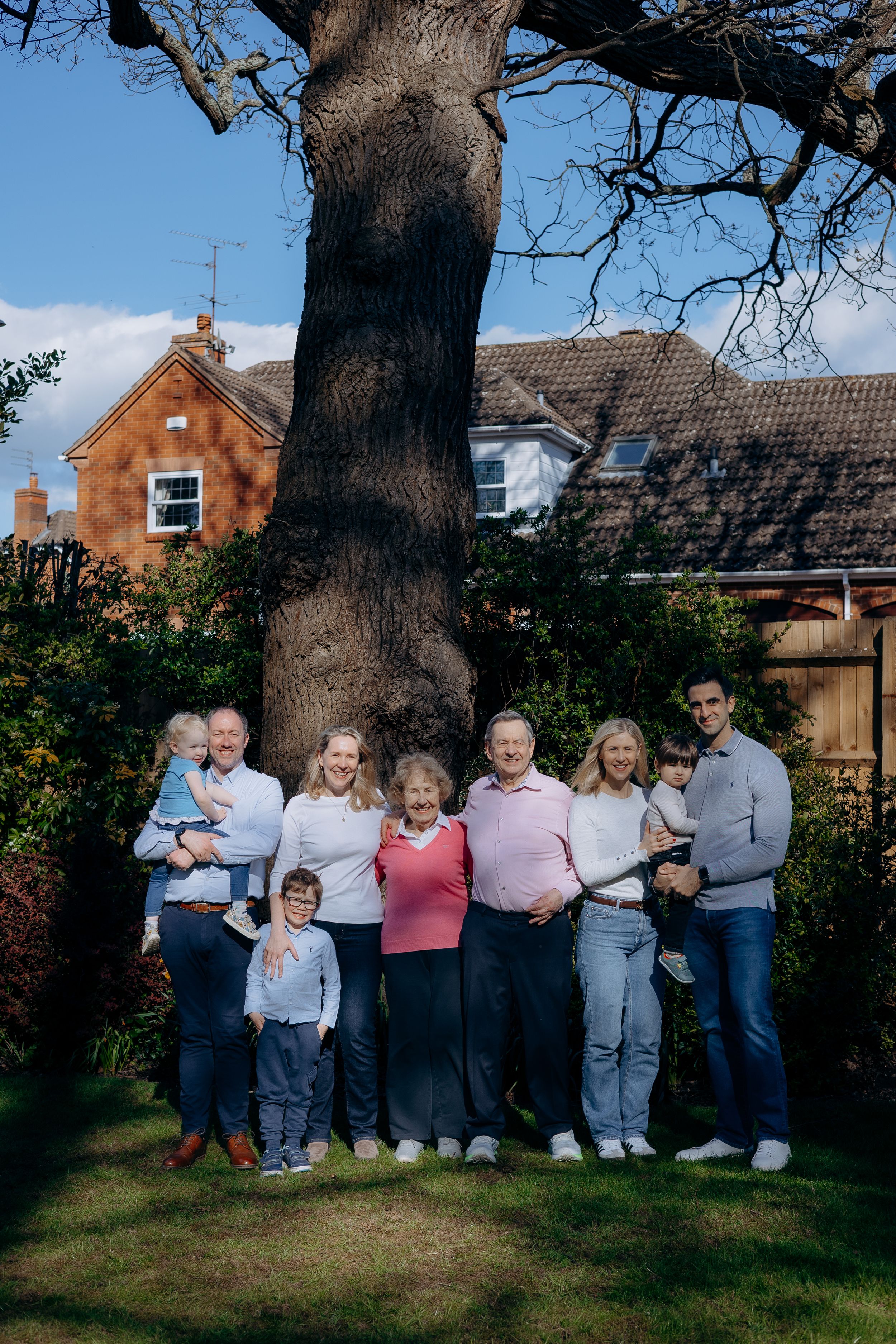 Family photographer in Gloucester and the Cotswolds capturing a family photoshoot.