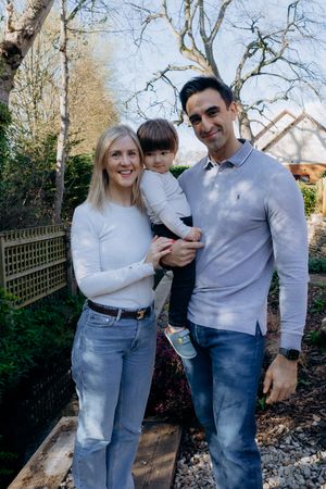 Family photographer in Gloucester and the Cotswolds capturing a family photoshoot.