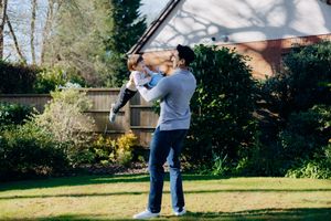 Family photographer in Gloucester and the Cotswolds capturing a family photoshoot.