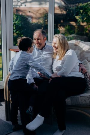 Family photographer in Gloucester and the Cotswolds capturing a family photoshoot.