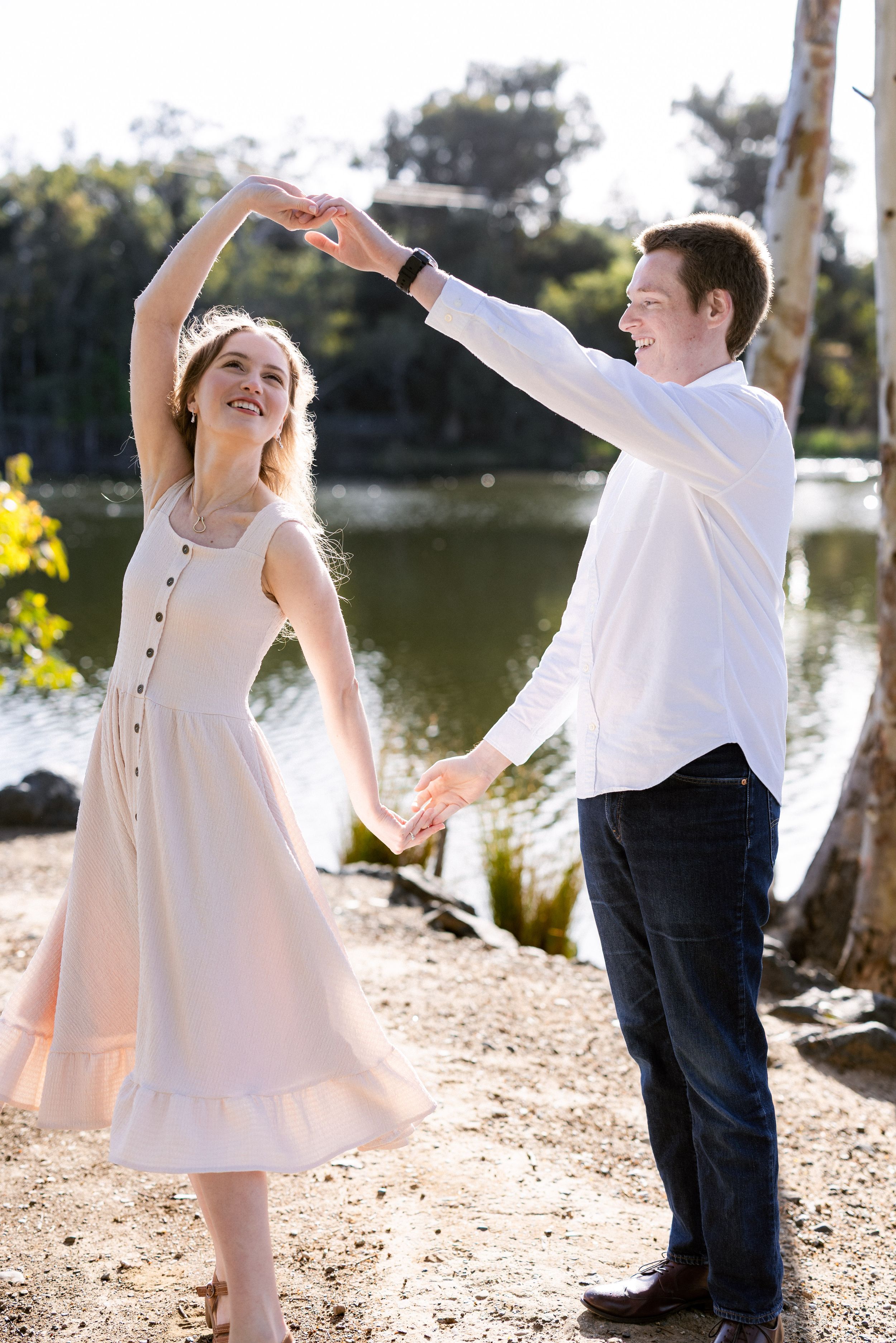 Spring Bay Area engagement photos