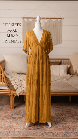 Client closet maternity dress available for photography sessions at Anna Carreno Photography