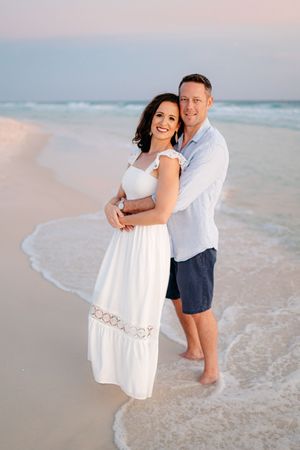 Fort Walton Beach Photo Sale. Professional beach photography service during sunset on Okaloosa island Florida. Valentines day specials FWB