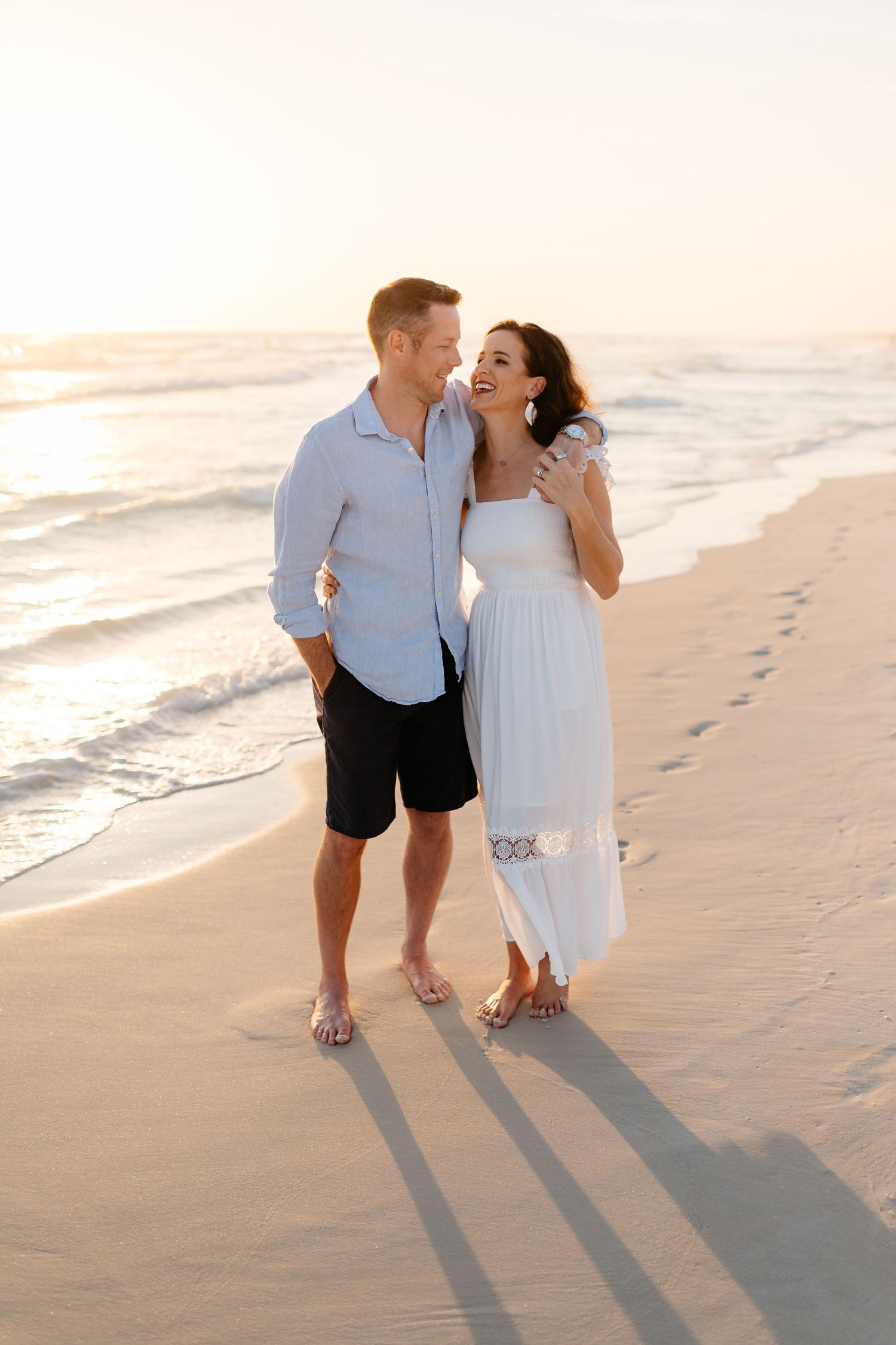 Fort Walton Beach Photo Sale. Professional beach photography service during sunset on Okaloosa island Florida. Valentines day specials FWB