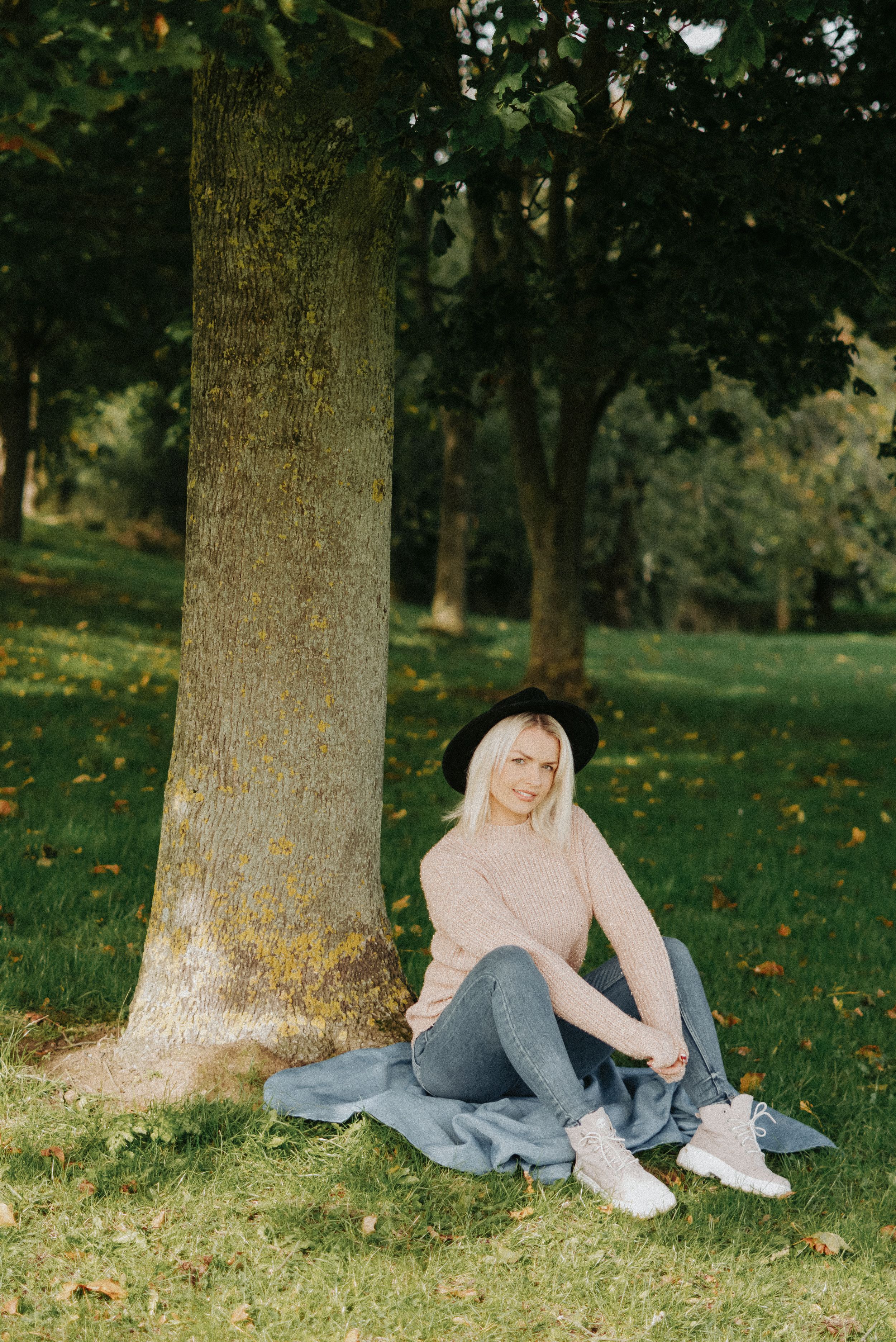 A portrait photograph taken outdoors in Milton Keynes by Sigita Yla Photography.