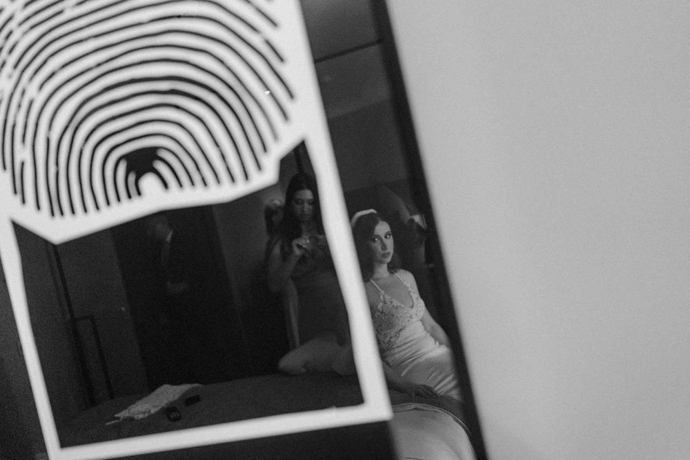 wedding abstract reflection mirror porto