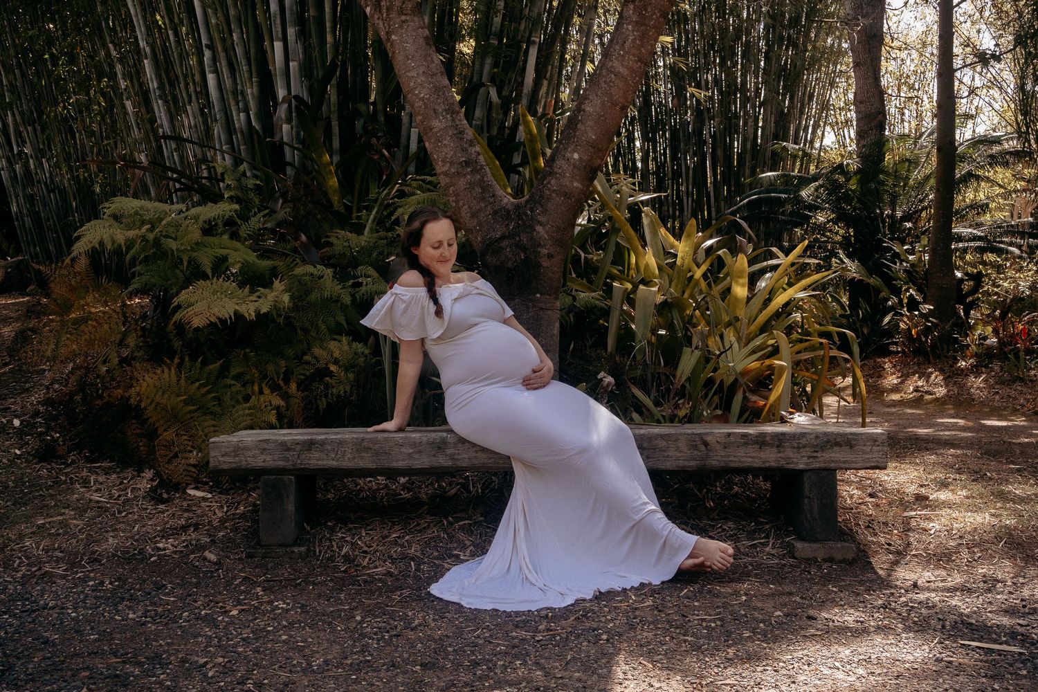 Outdoor maternity session documenting this eaningful season with softness, movement, and emotion.