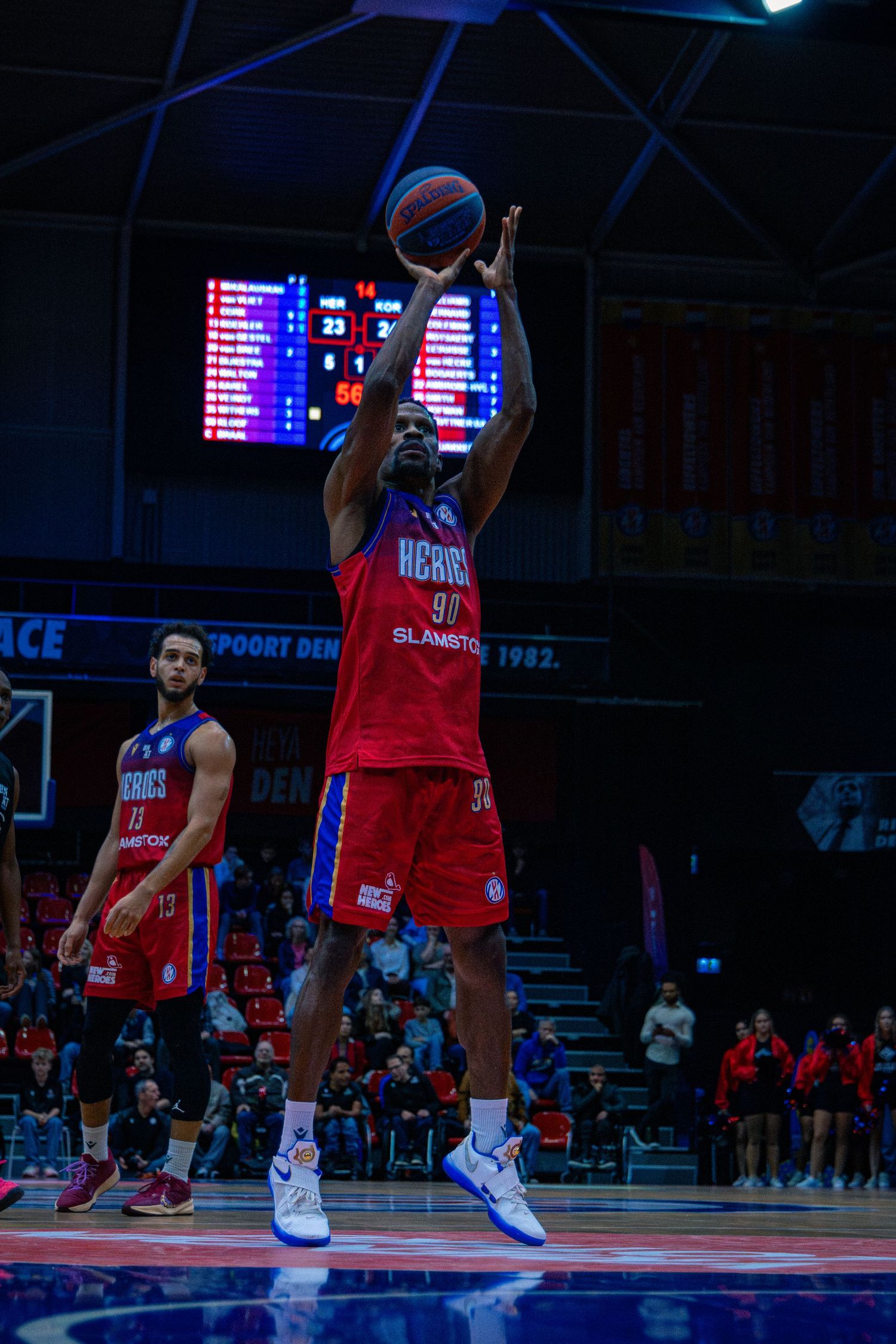 Heroes Den Bosch Concentratie Speler Sport Basketbal
