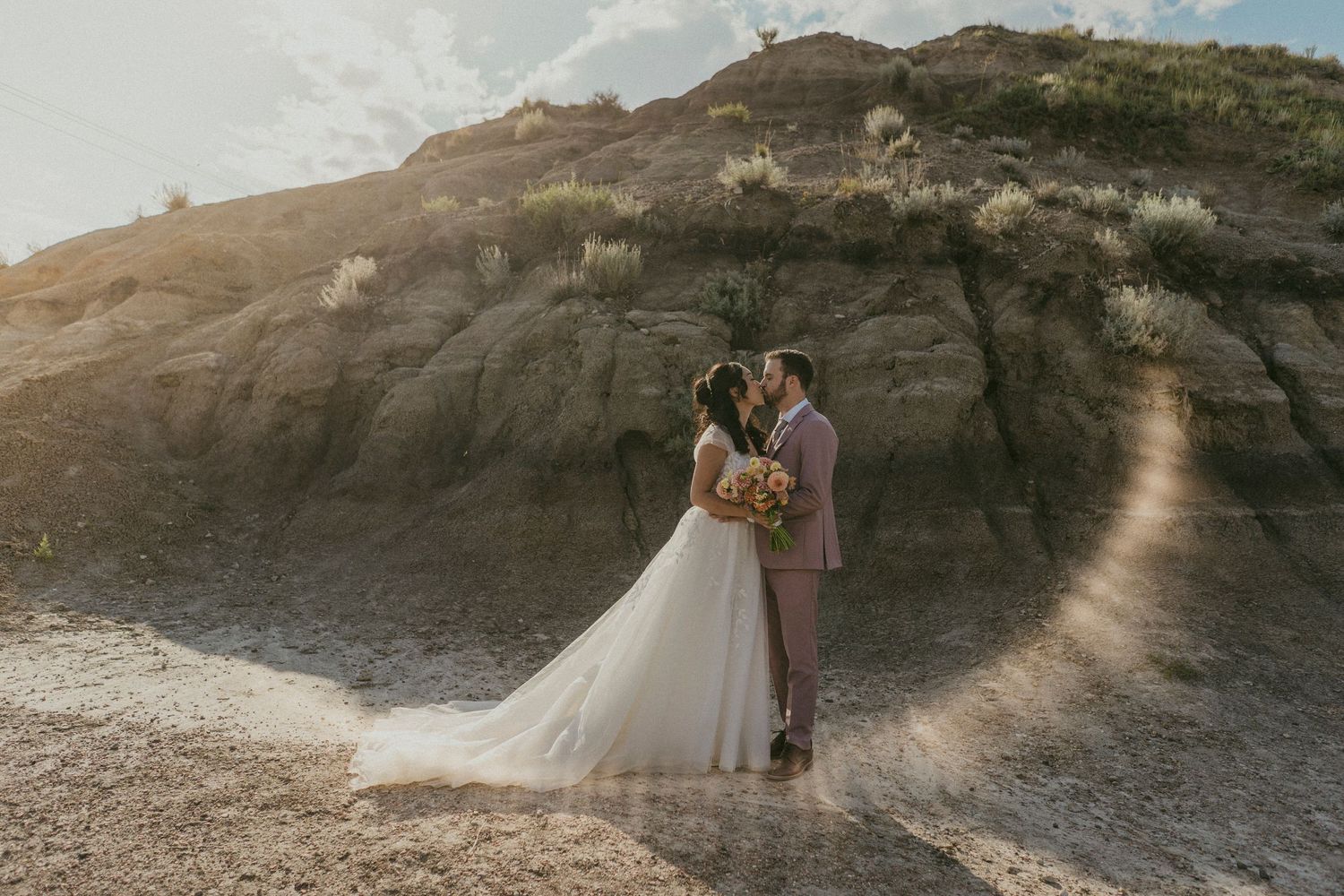 The Little Church Wedding at Drumheller Alberta