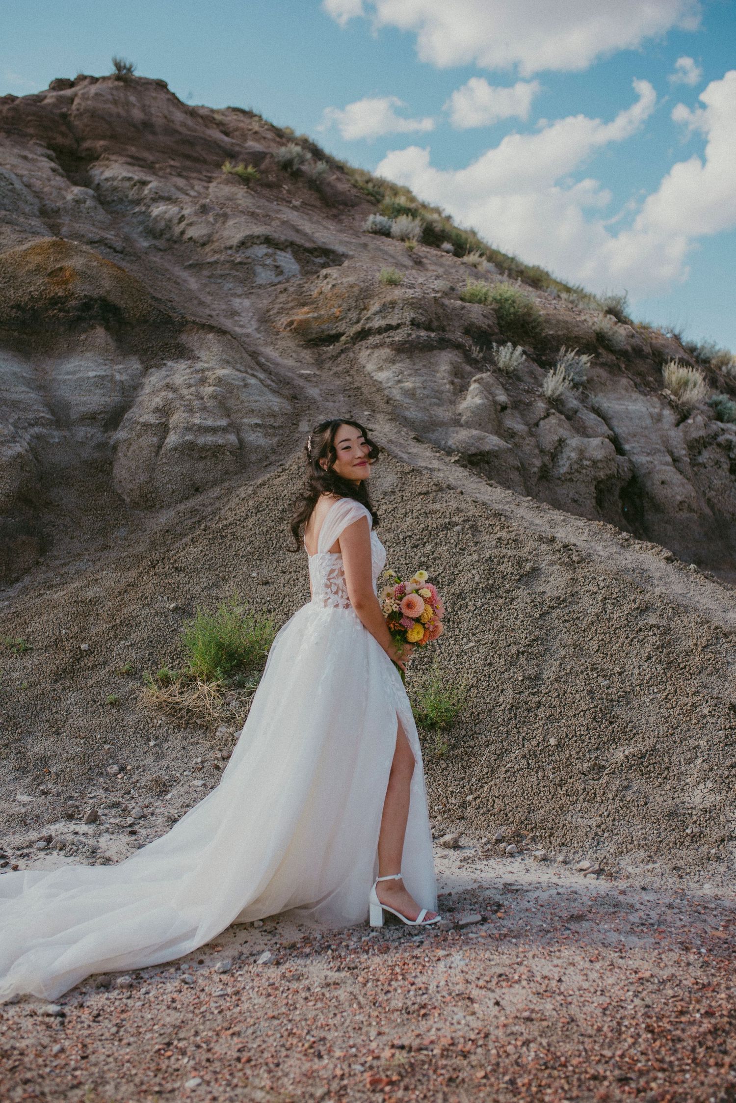 Little Church Wedding at Drumheller Alberta
