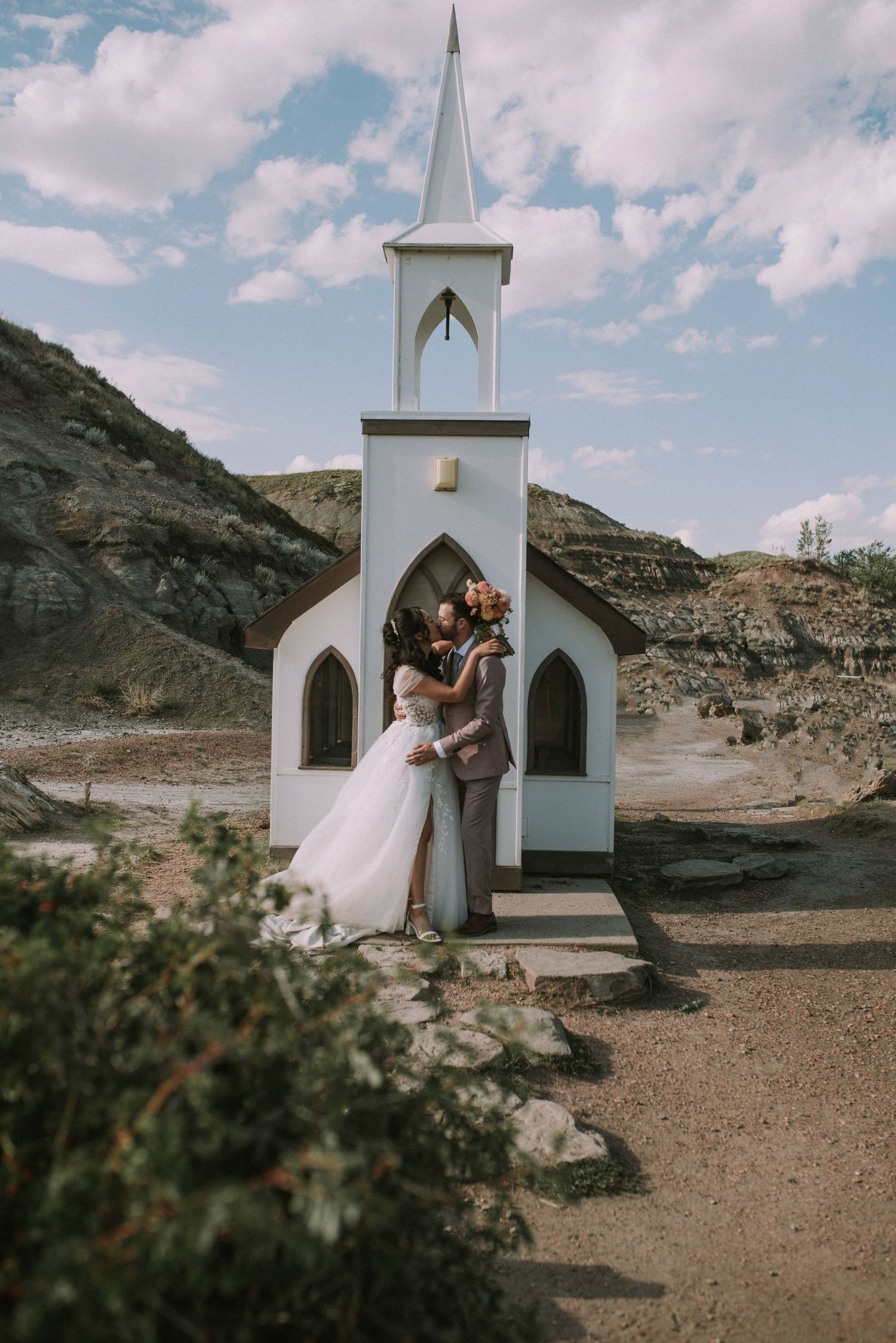 Drumheller's Little Church Wedding