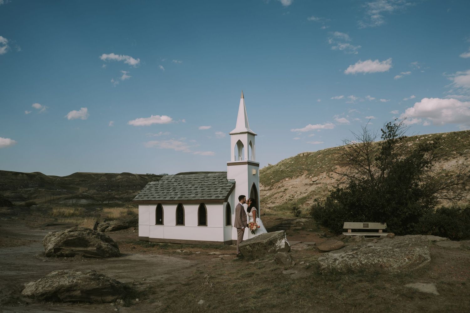 Drumheller's Little Church Wedding