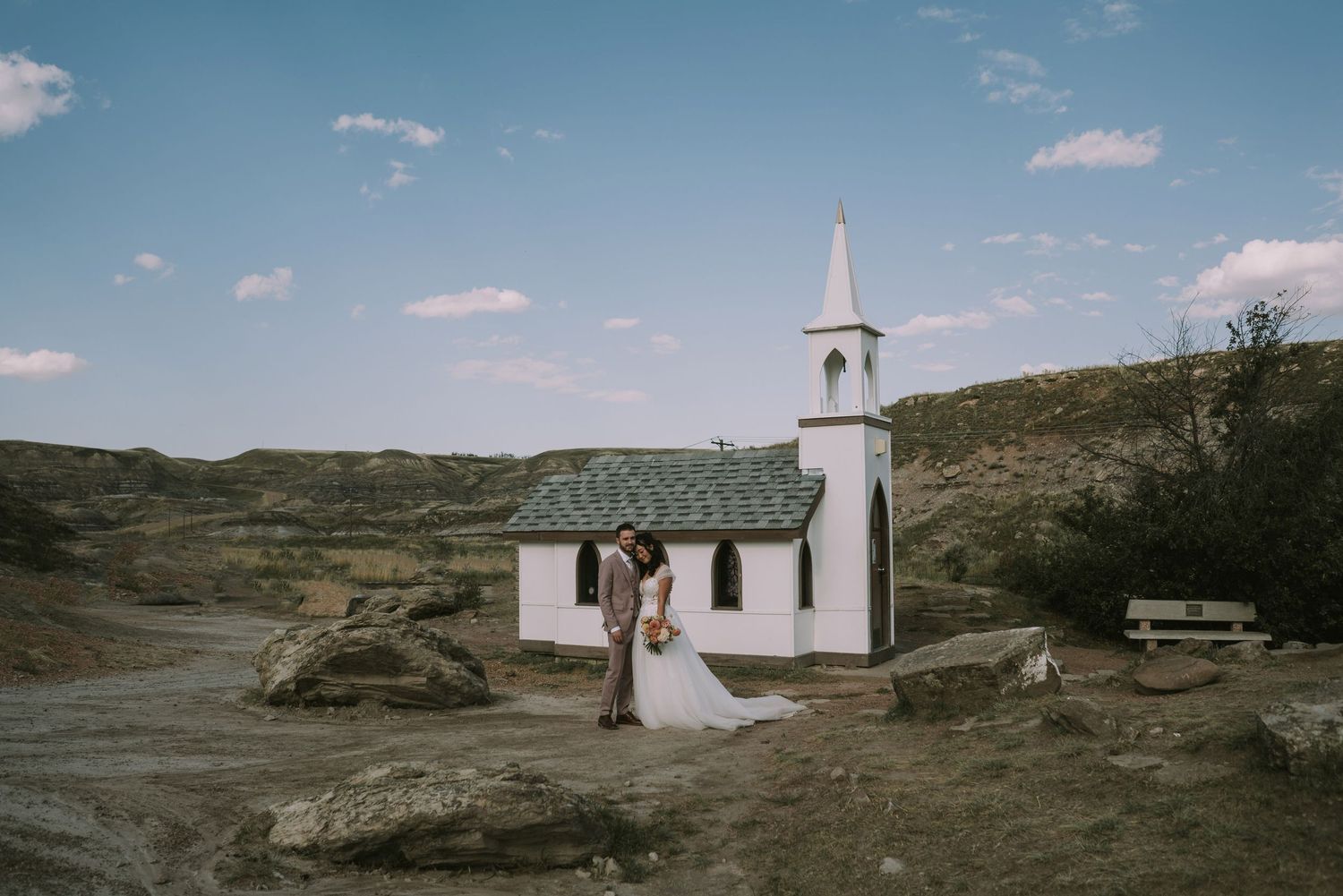 Drumheller's Little Church Wedding