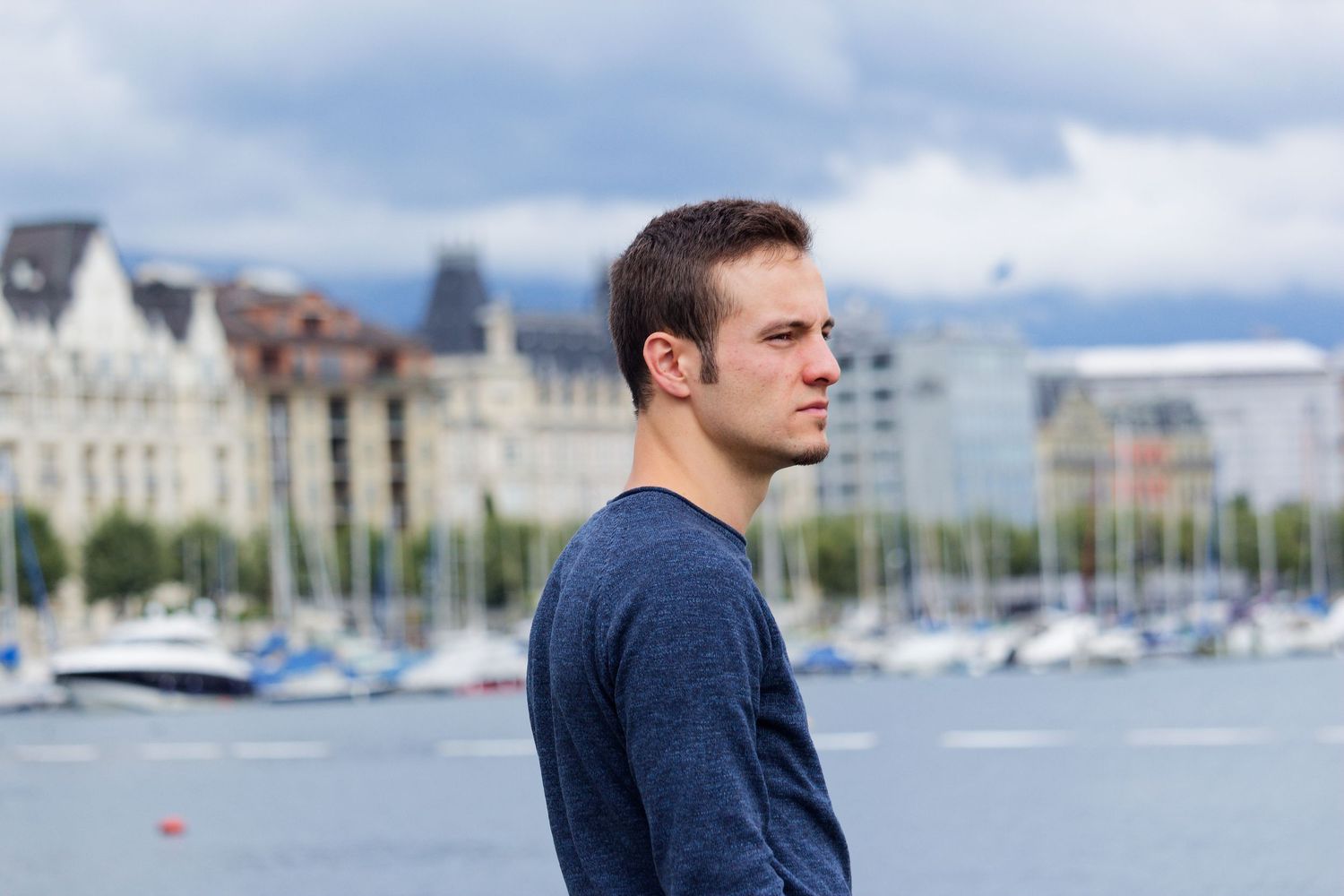 Séance photo portrait homme à Genève