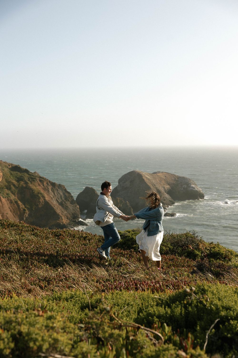 Marin Headlands Engagement Session. California & Destination Documentary Photographer.