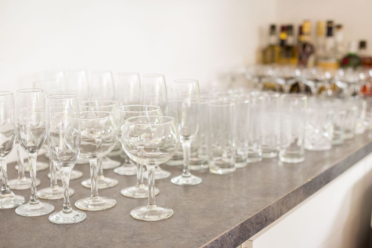 Glassware. Kids birthday party in Guaynabo, Puerto Rico.