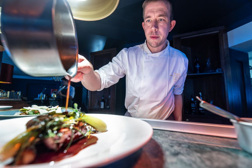 Food Photographer in London | Chef plating up dishes -1