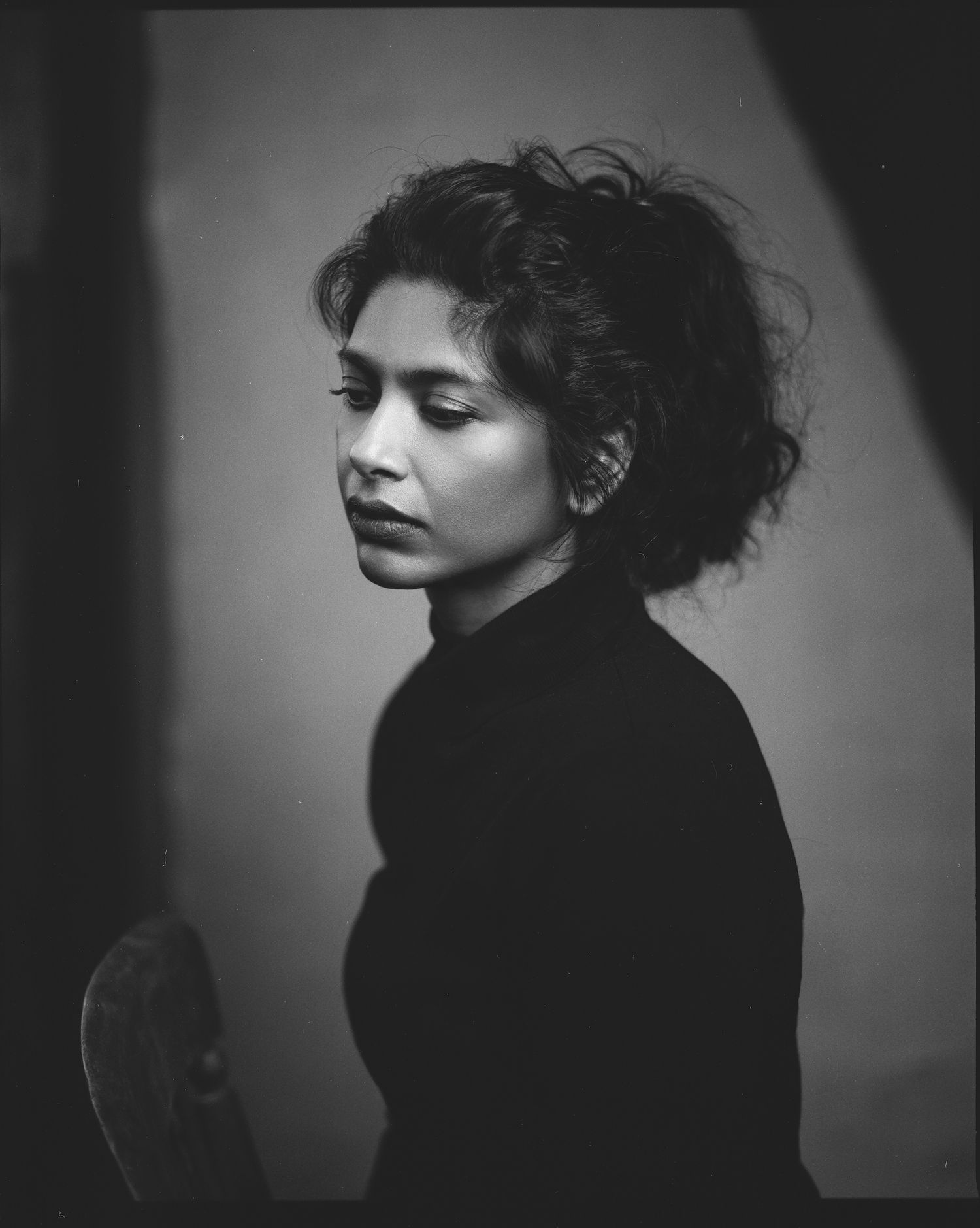 London studio portrait of actor Sakira Val