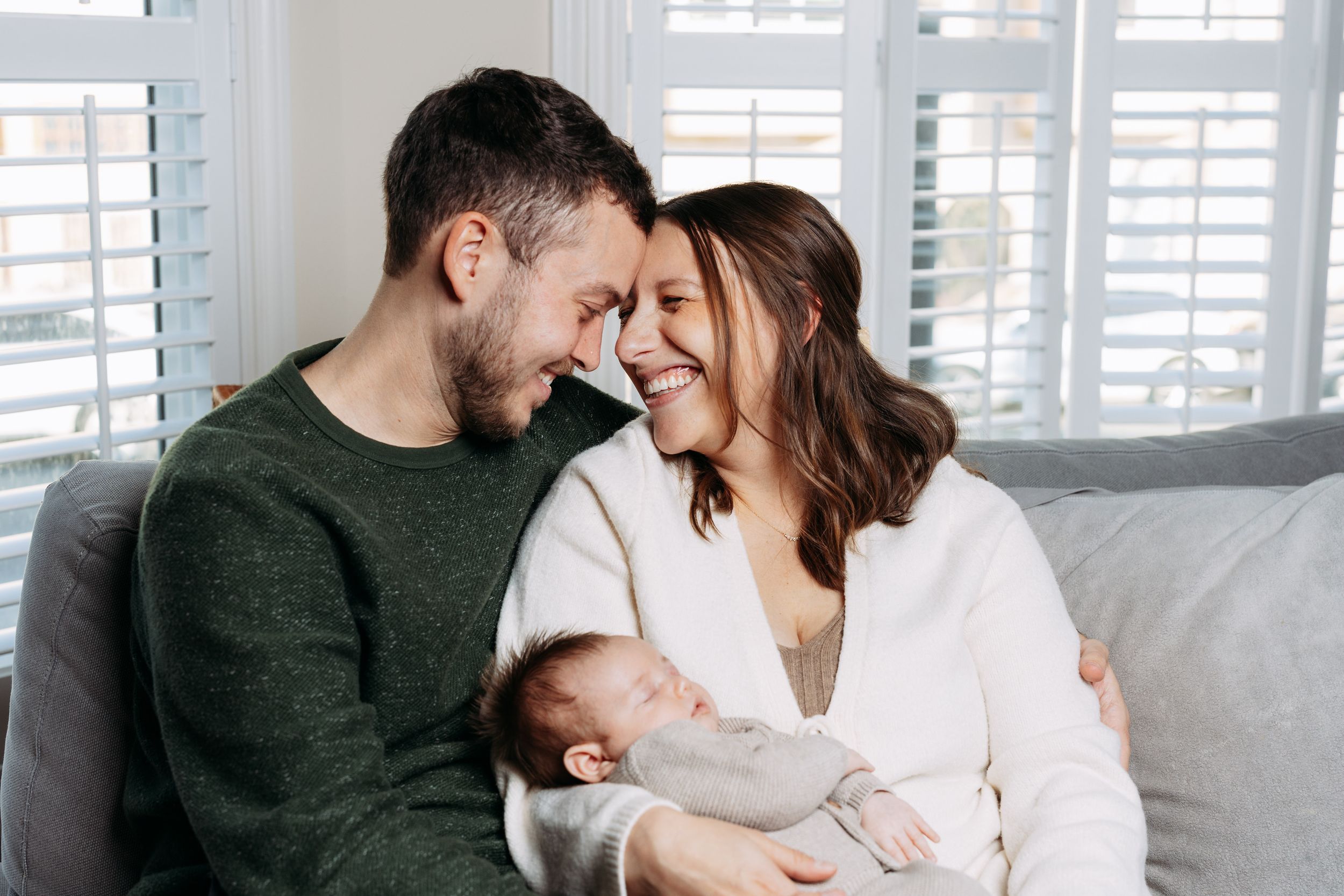 San Francisco in-home newborn portraits