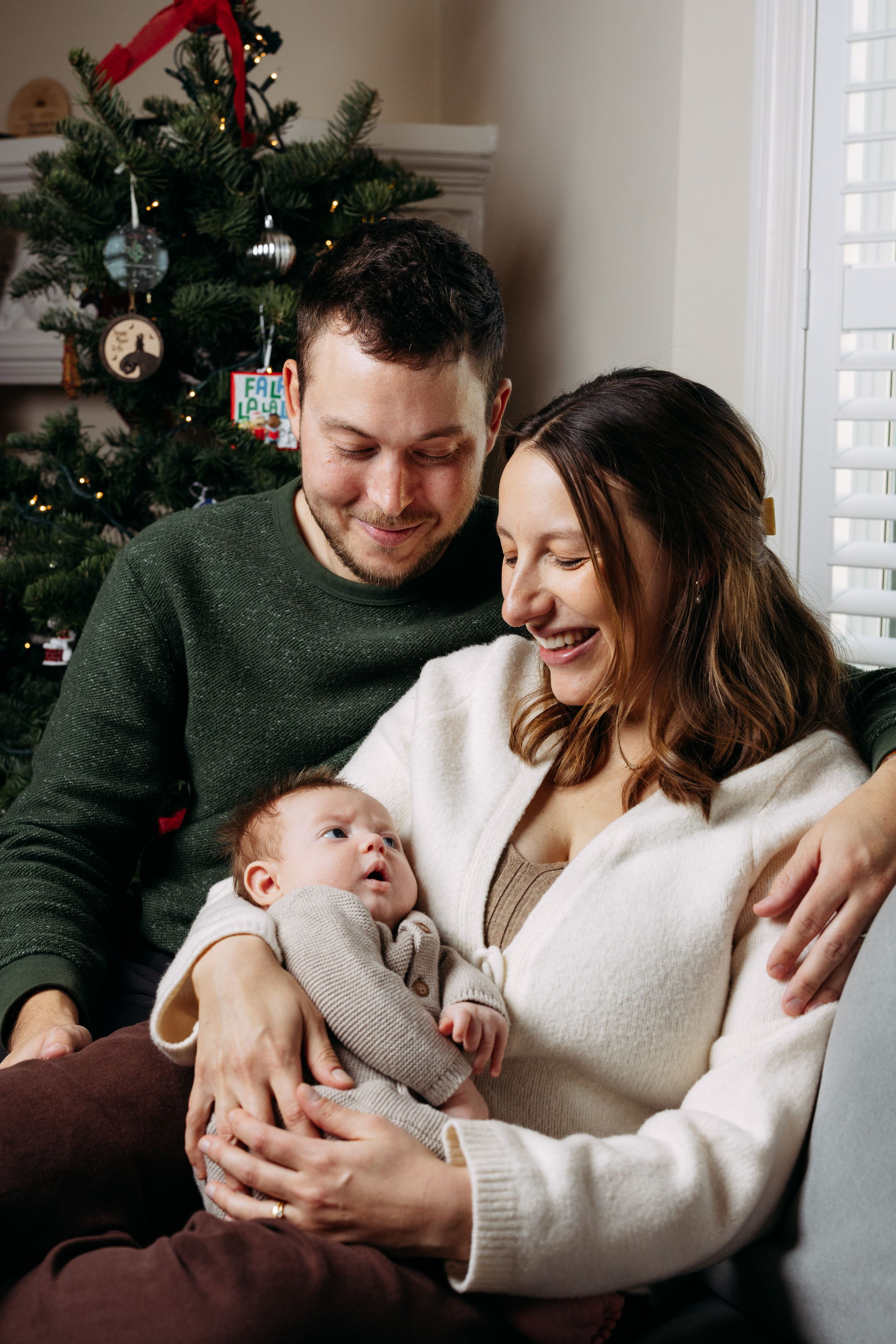 San Francisco in-home Christmas photos