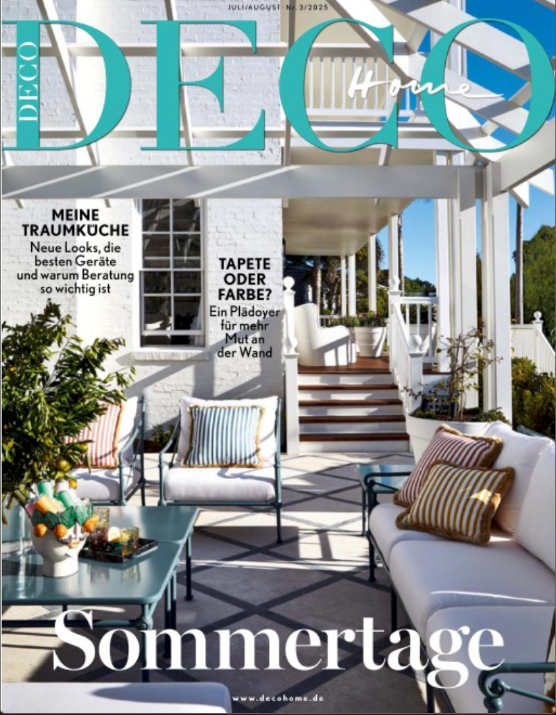 French HOME magazine issue 109 featuring a serene Normandy interior with rustic wooden furniture and neutral tones, titled L'hiver au calme.
