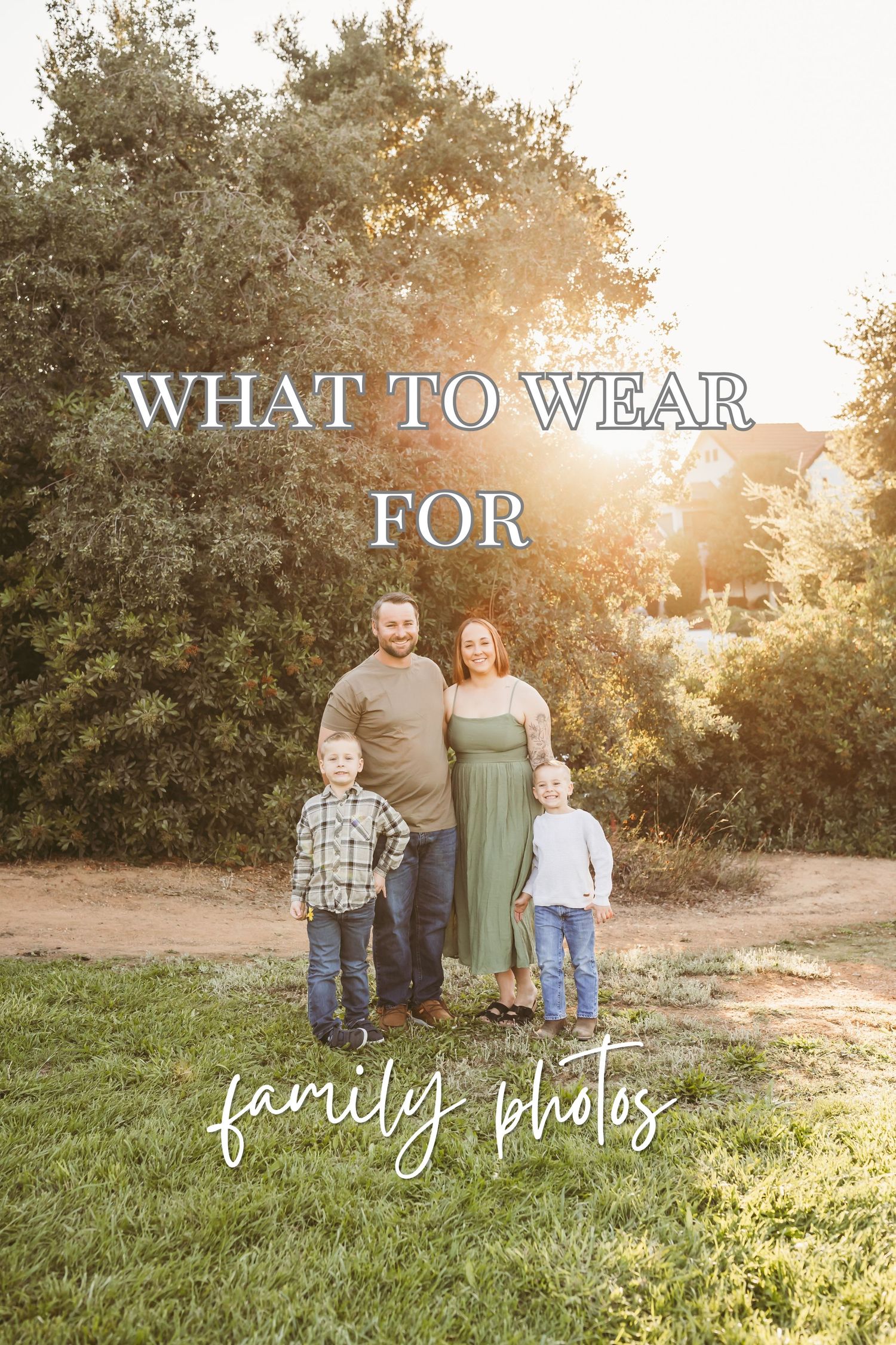 what to wear for family photos in redlands ca with heidi grace photography