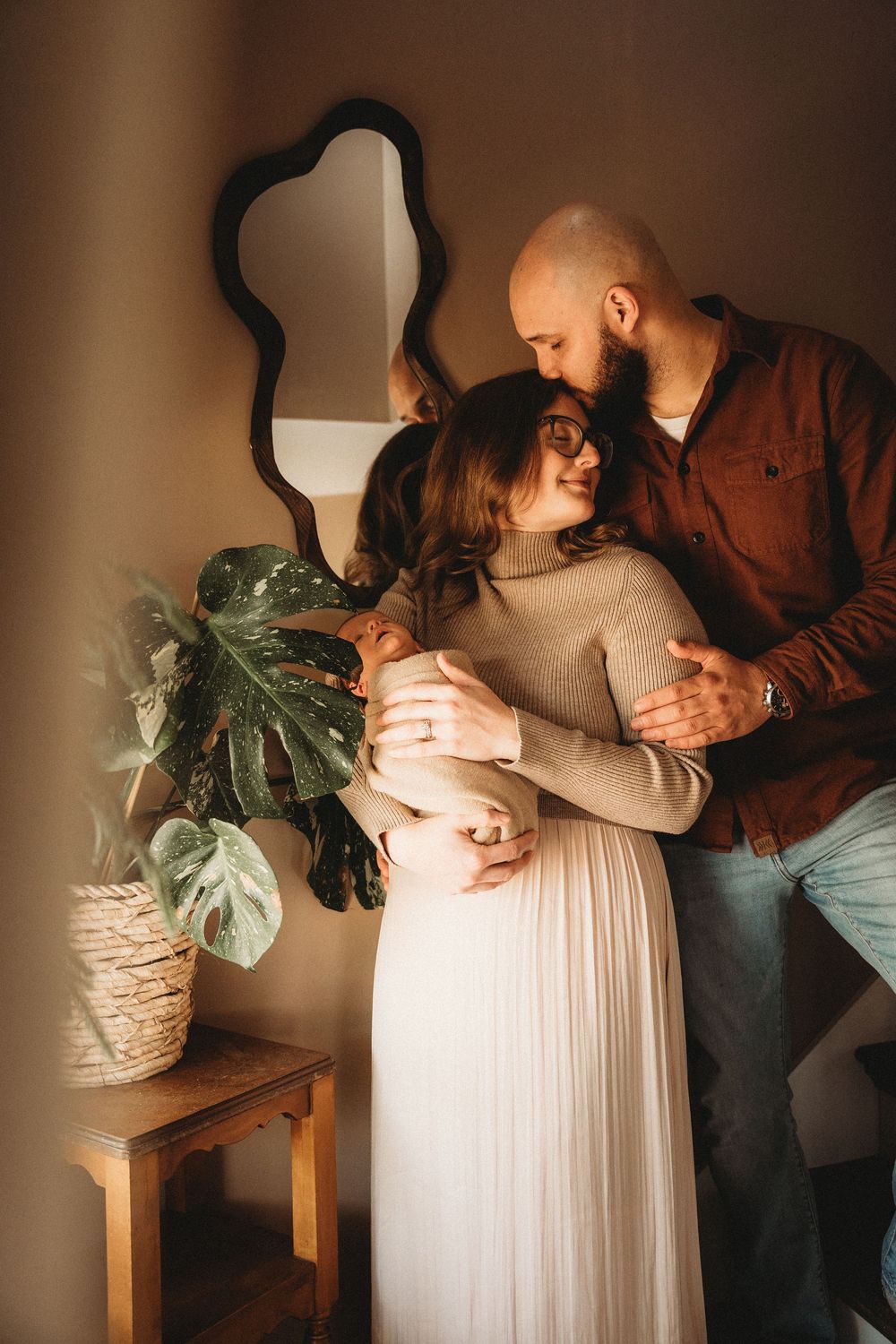 Newborn Lifestyle photographer Portland maine