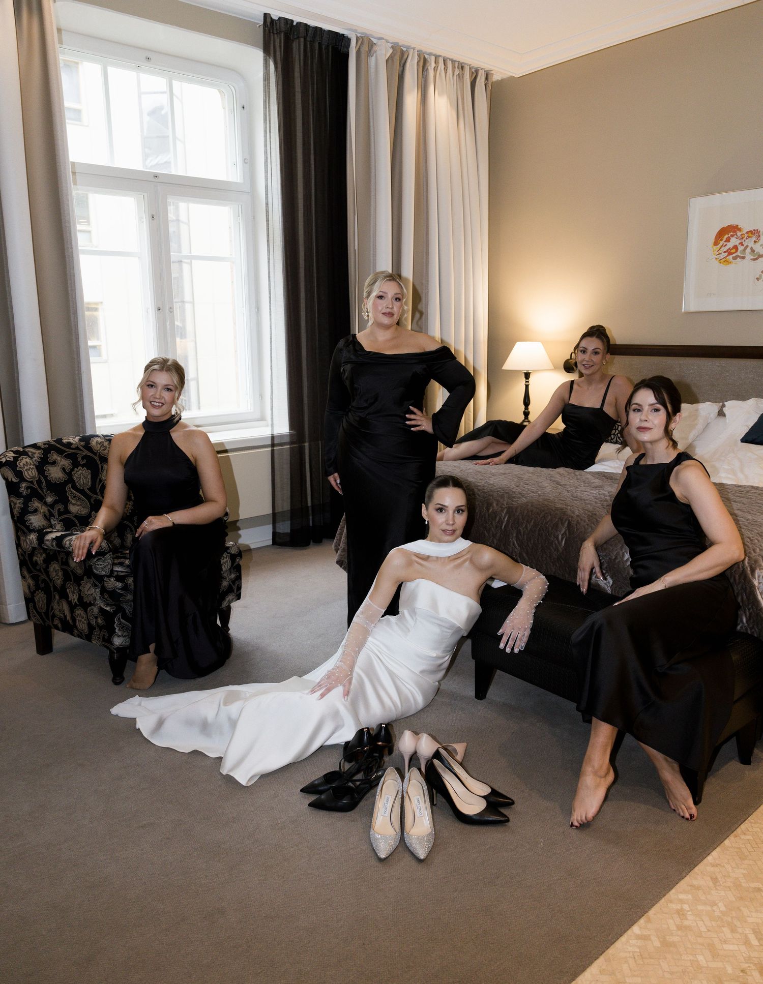 Editorial Documentary wedding photographer in Finland at Botta Events Helsinki