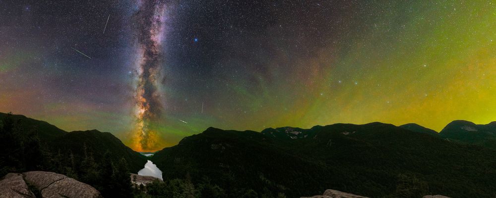 Summer Airglow Milky Way Indian Head Vista