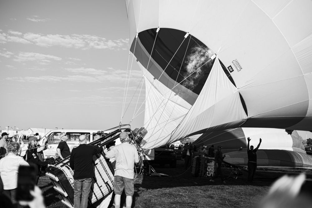 Blog Albuquerque International Balloon Fiesta hot air rising to take off by Memorari Portrait