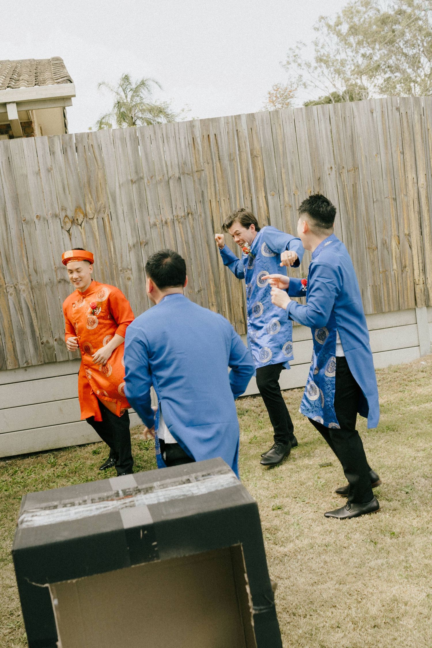 playing tea ceremony chinese game Brisbane wedding photography