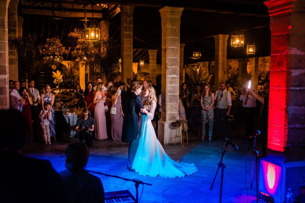 first dance party wedding