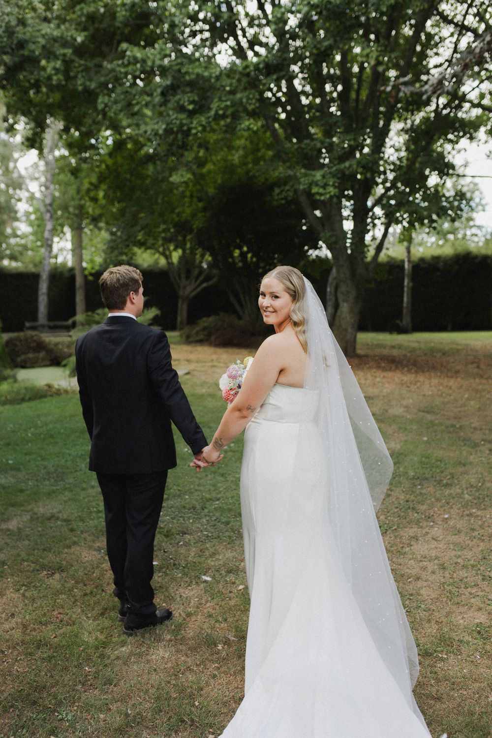 Bridal portraits at TreeChurch and Gardens