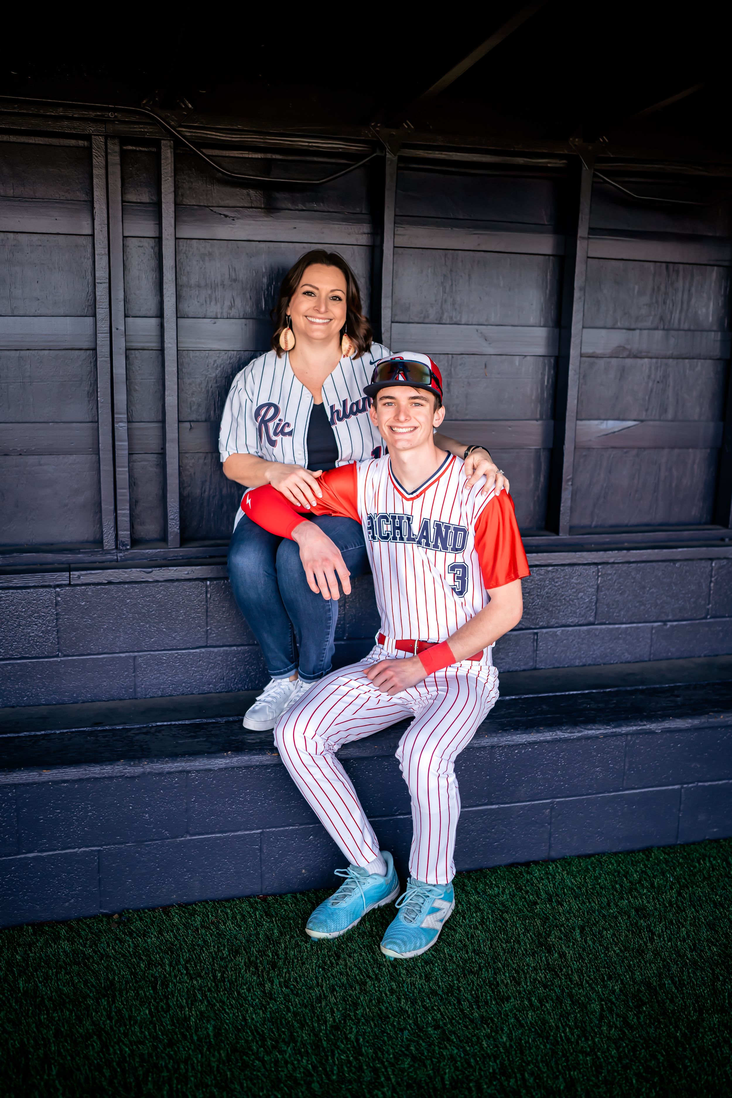 Richland High School Baseball Team Media Day Seniors