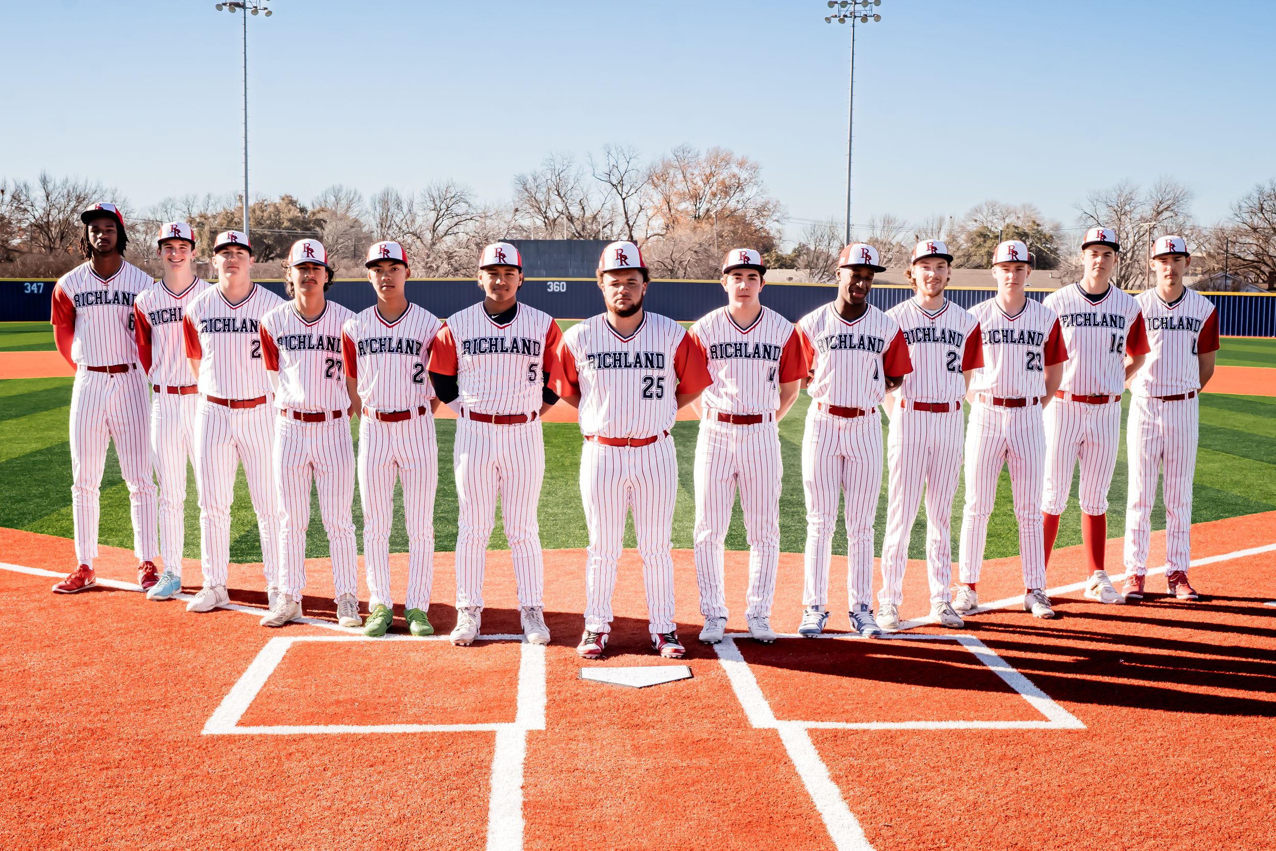 Richland High School Baseball Team Media Day Seniors