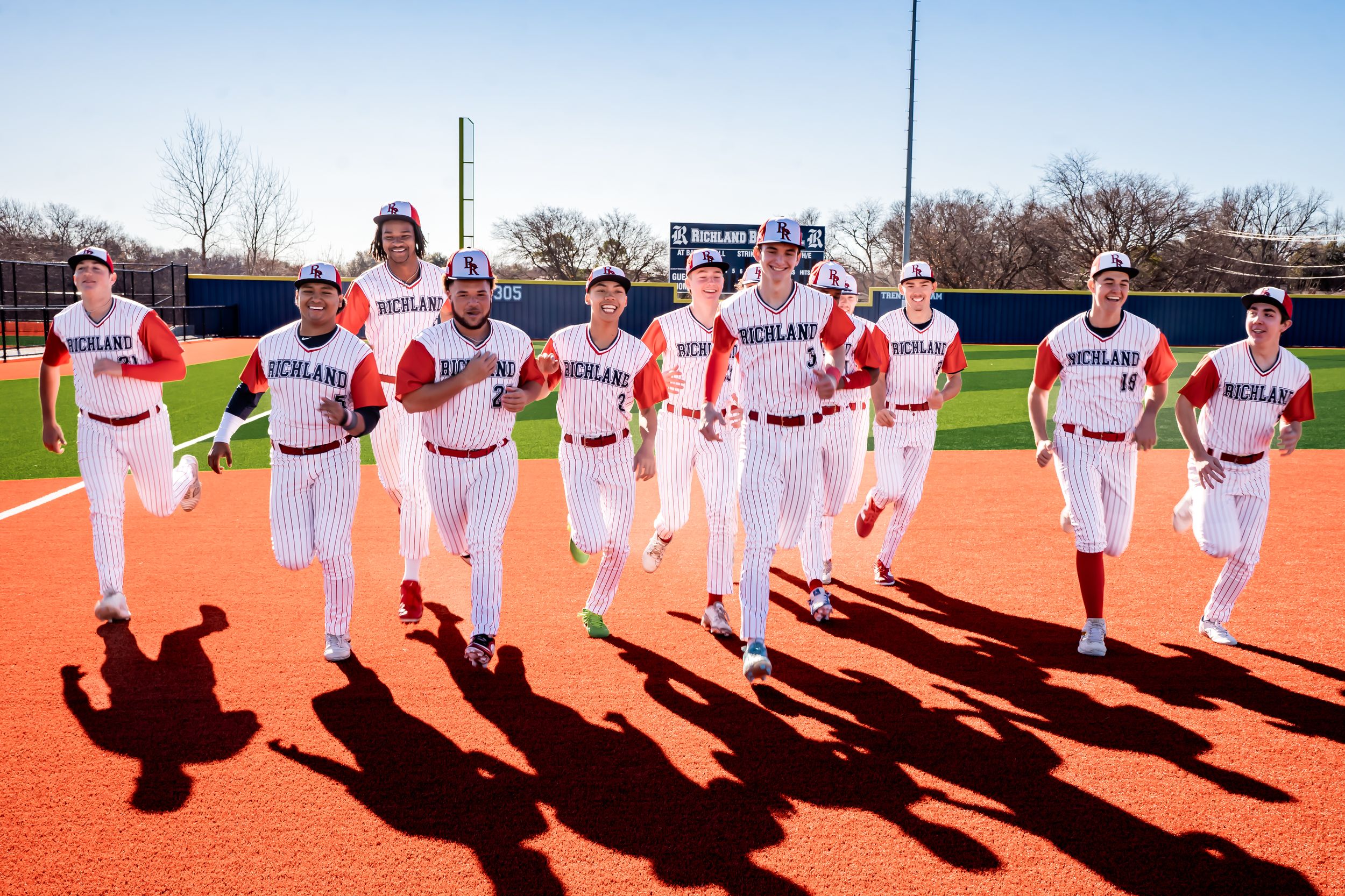 Richland High School Baseball Team Media Day Seniors