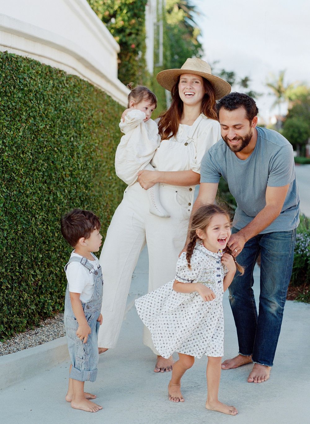 Candid family photos in Orange County California