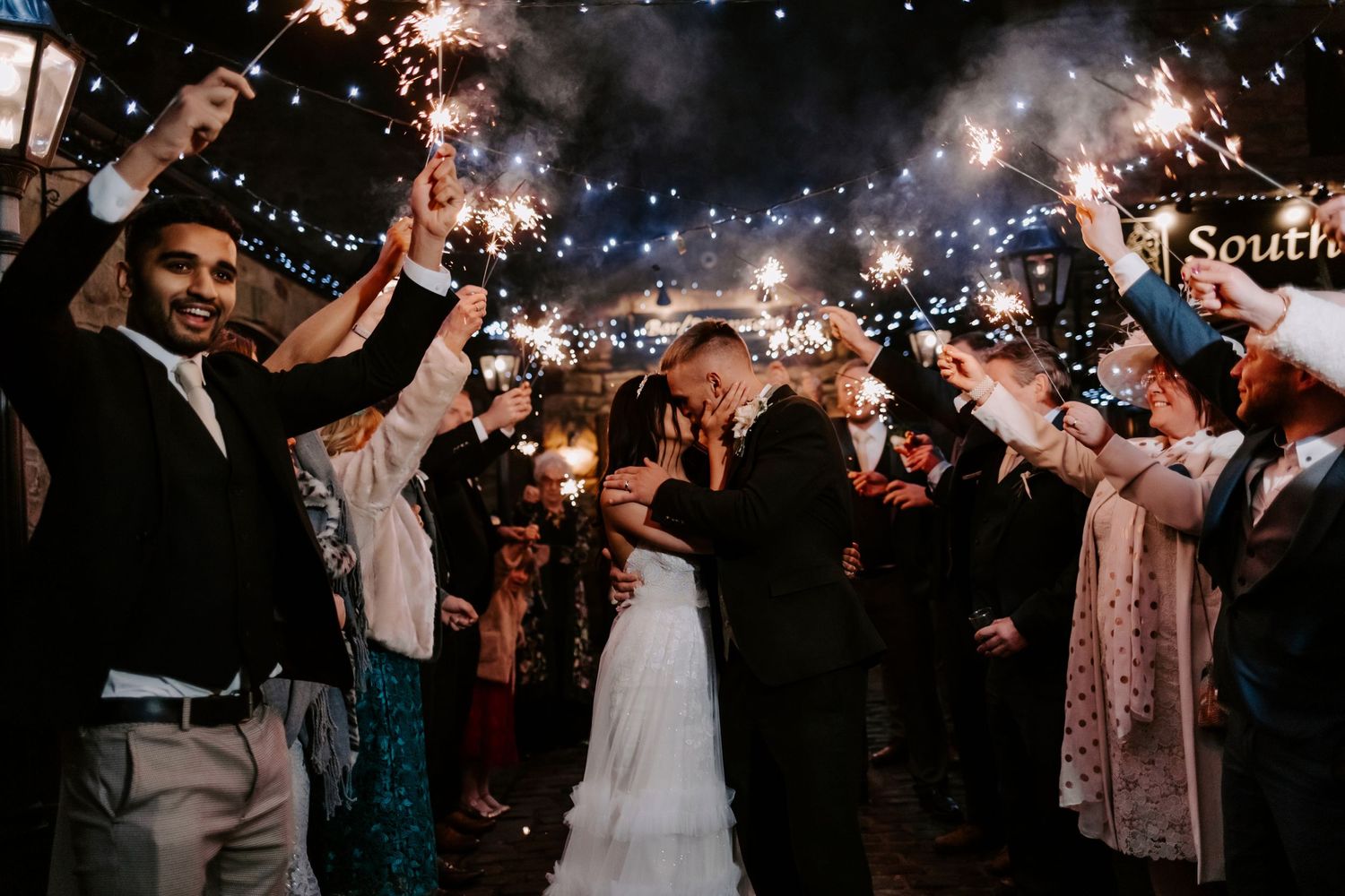 sparklers at South Causry Inn