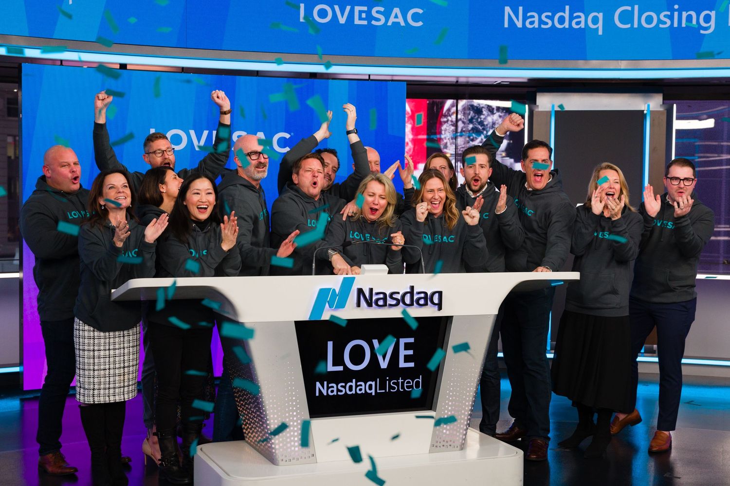 LoveSac on NASDAQ.