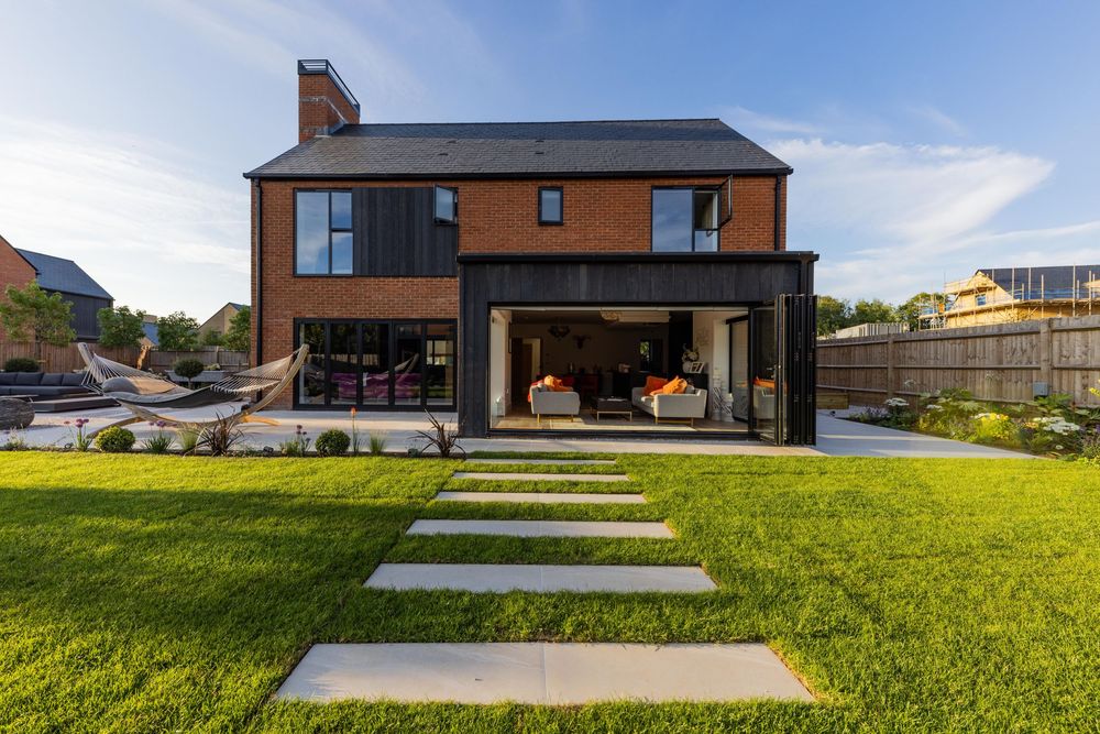 Photography of landscaped garden for local landscape design company