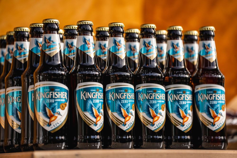 brand activation photography for drinks brand Kingfisher Zero