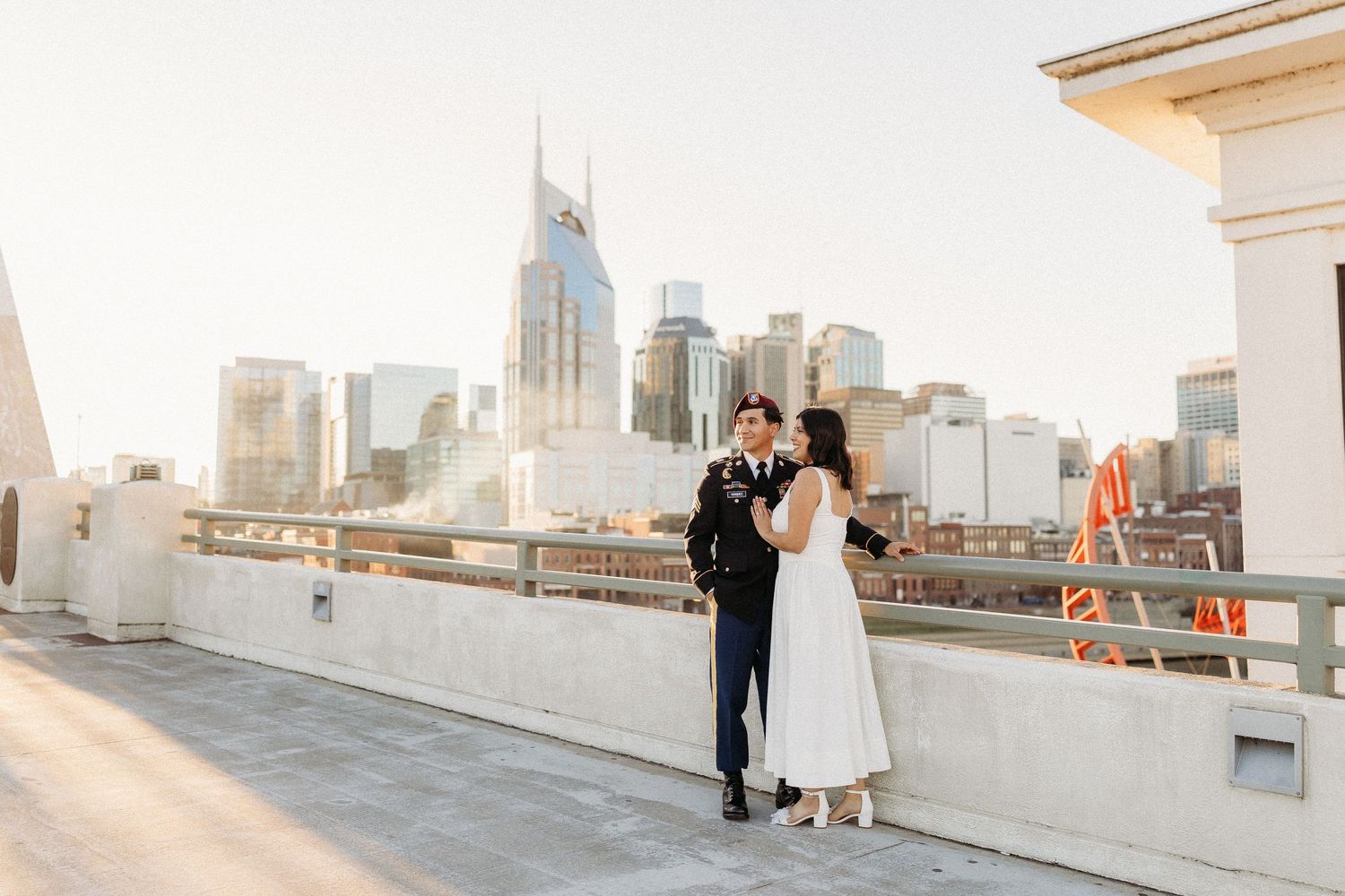 elope Nashville Photographer broadway celebration downtown elopement couple