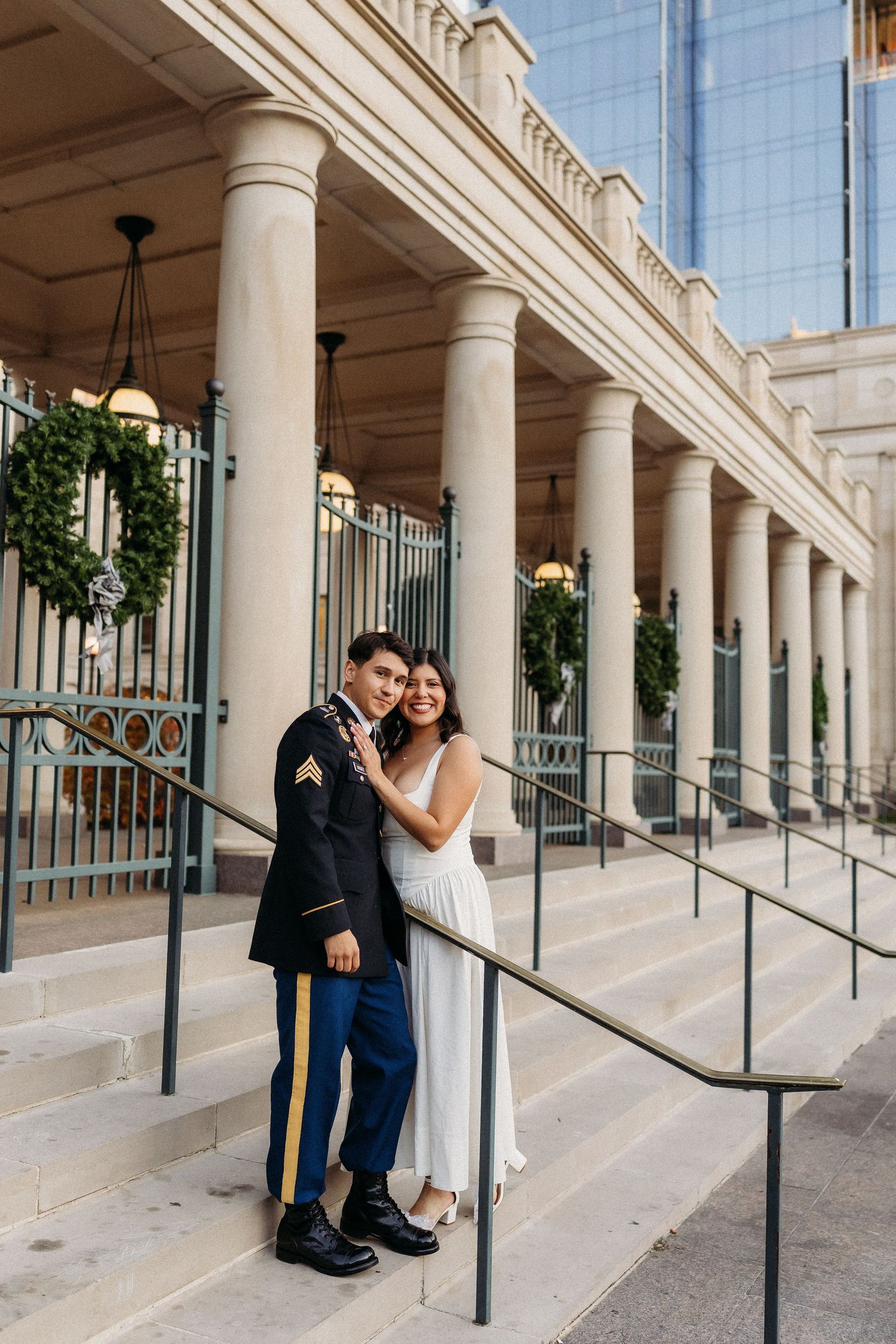 elope Nashville Photographer broadway celebration downtown elopement couple