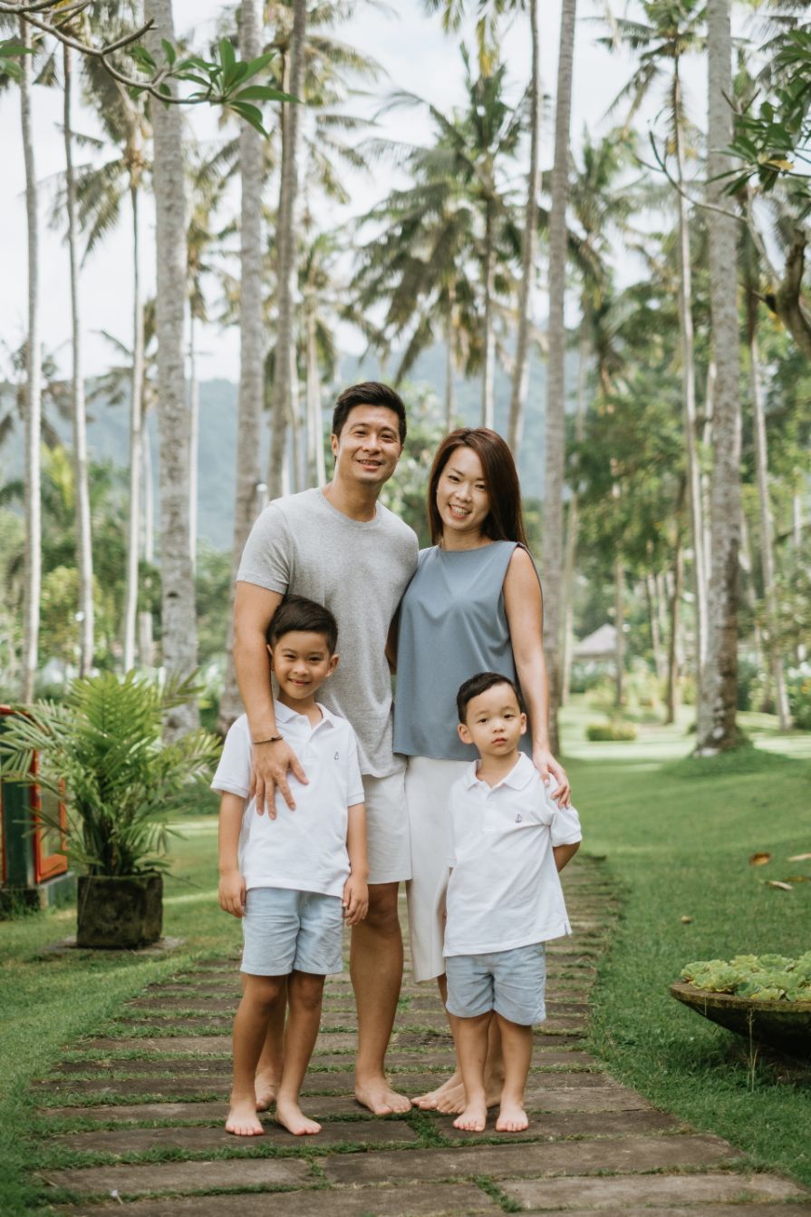 Bali Family photography services at Candi Beach Resort