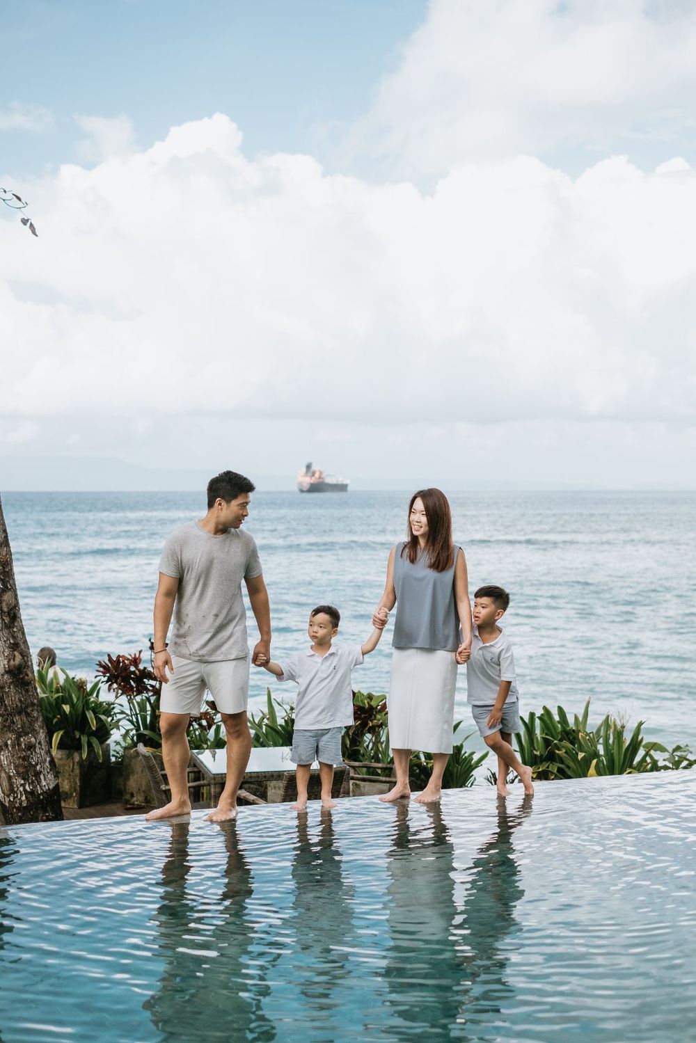 Bali Family photography services at Candi Beach Resort